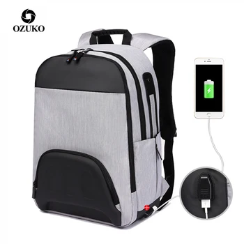 

Business Backpack Laptop Backpack USB Charging Backbag Travel Day packs Male School vacancy Backpack Theft Mochila Bookbag