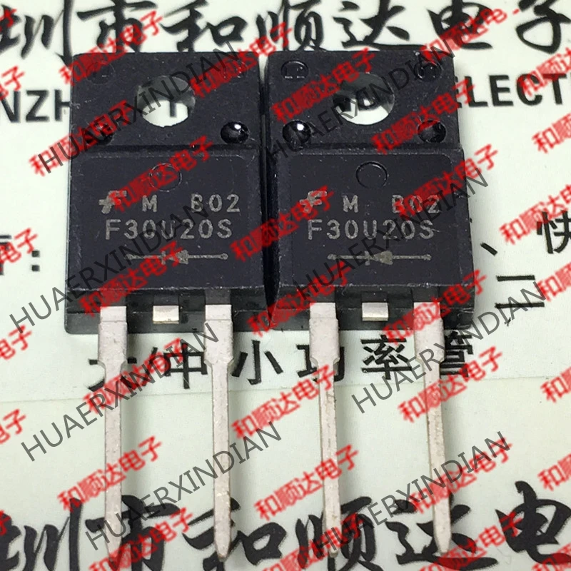 10 шт./лот и FFPF30U20S F30U20S TO-220F 200V 30A