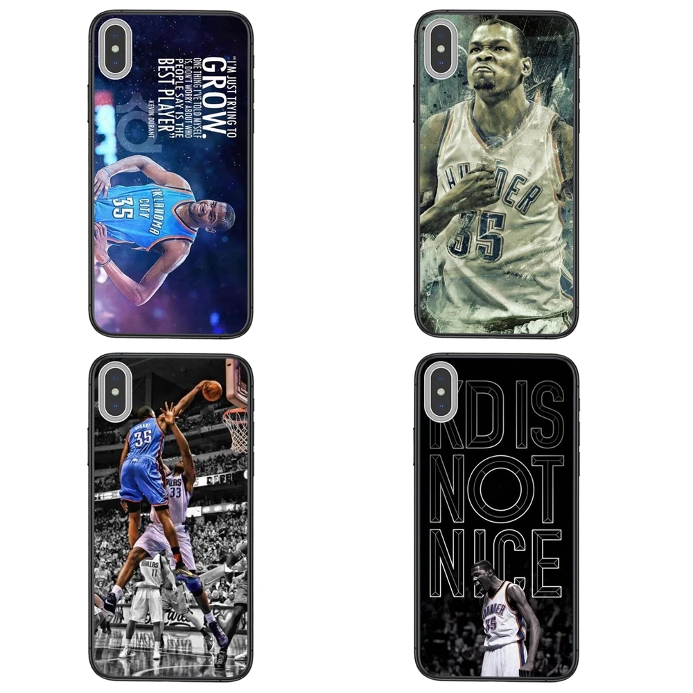 Black Hoesjes Trend Coque Vintage Basketball Star Kevin Durant Kd Usa For Xiaomi Redmi 9 9A 9C 8A Pro Max K40 | Мобильные телефоны