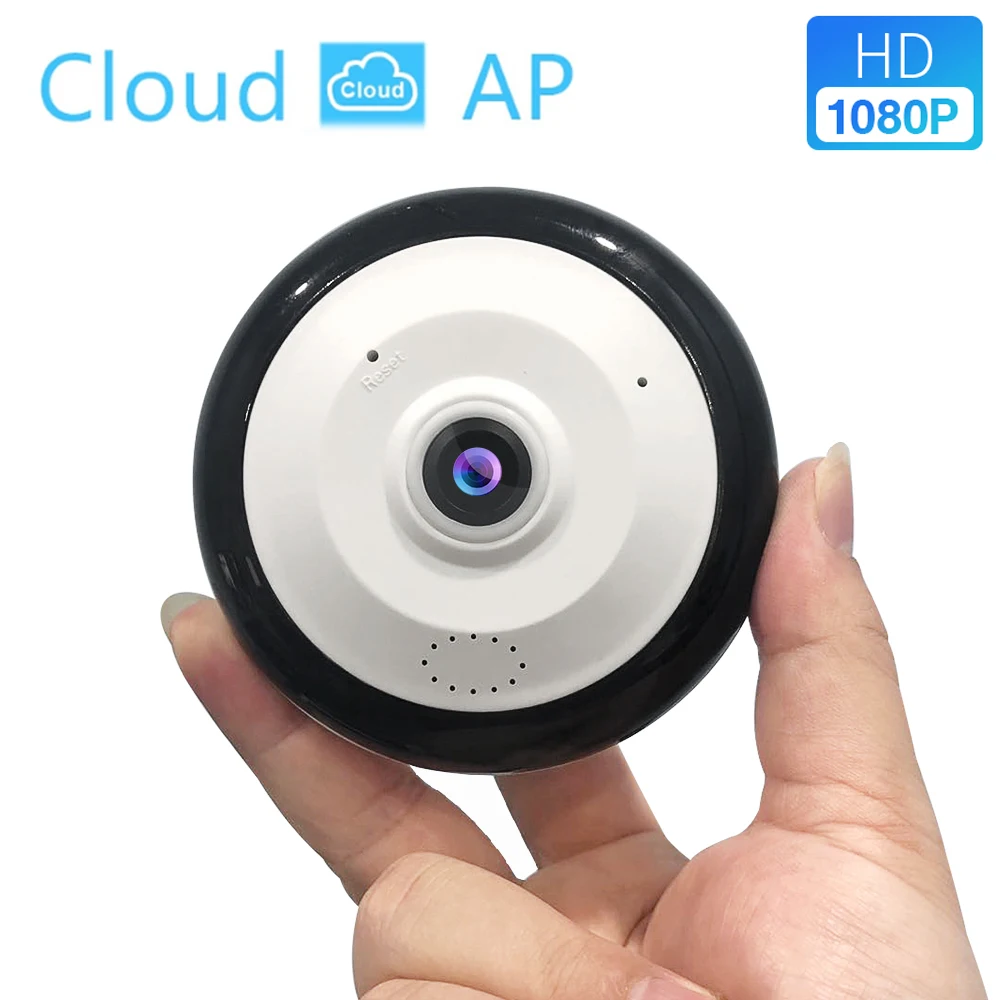 

H.265 1080P 360 Wifi IP Camera FishEye Cloud HD 960P Smart Panoramic Two way Audio Video P2P Wireless Security Monitor