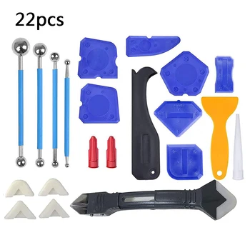 

22pcs Silicone Remover Caulking Tool Kit Glass Plastic Caulking Tools