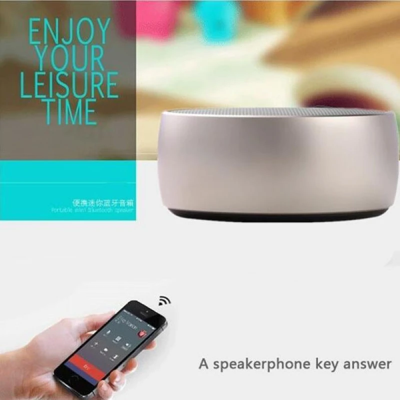 3 Вт Металлический Мини Soundbox тяжелый бас Портативный беспроводной Bluetooth динамик