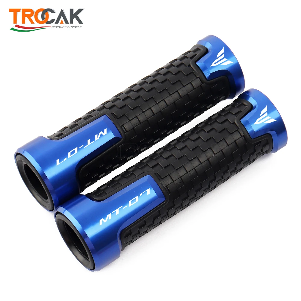 For Yamaha MT07 MT 07 MT-07 2014-2021 Motorcycle handlebar grips CNC PVC handle bar Rubber Gel Grips Motocross handle hand Grips For Yamaha MT07 MT 07 MT-07 2014-2021 Motorcycle handlebar grips CNC PVC handle bar Rubber Gel Grips Motocross handle hand Grips