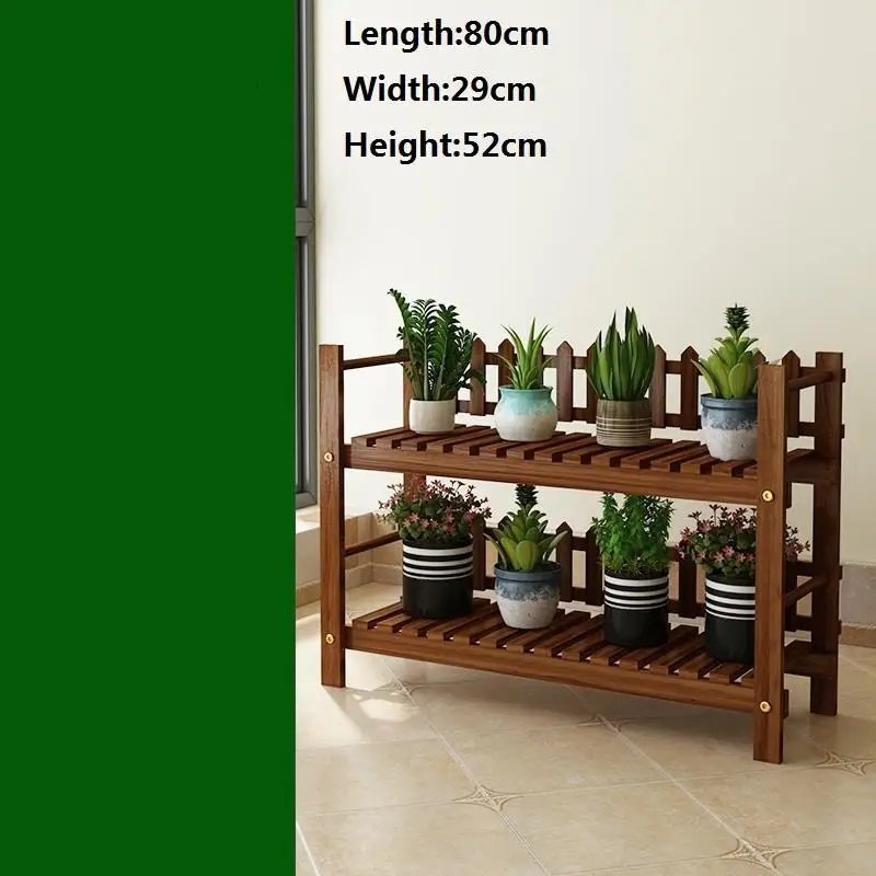 Number 1 Para Plantas Varanda Rack For Escalera Decorativa Madera Indoor Plant Pot Outdoor Stojak Na Kwiaty Shelf Dekoration Flower Stand - Цвет: Number 1