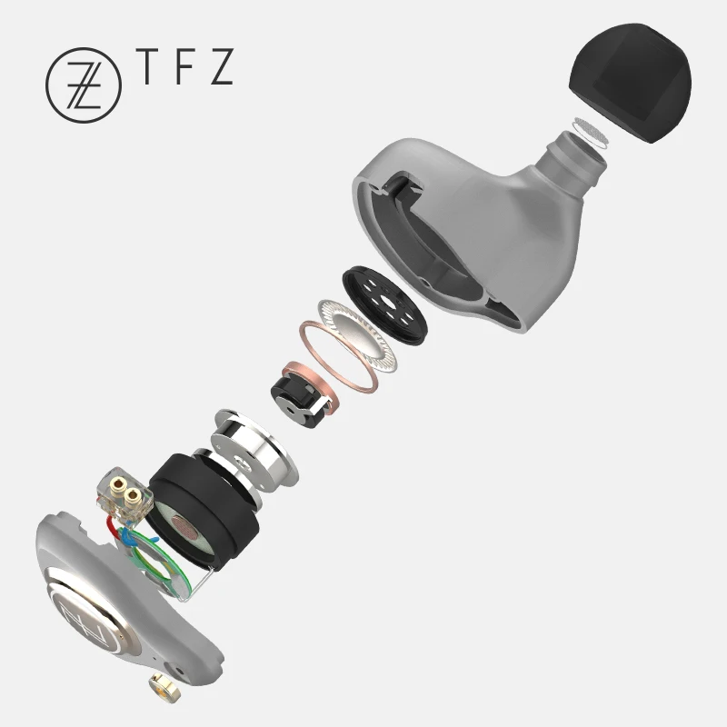 TFZ KING LTD супер бас в ухо наушники DJ Проводные Hi-Fi монитор шумоподавление наушники без микрофона