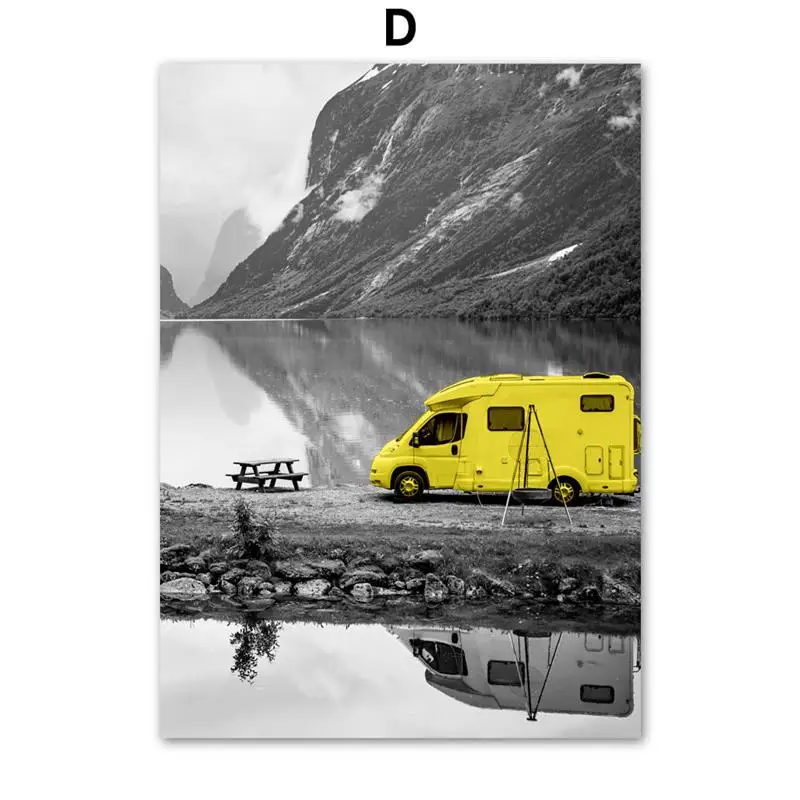 Retro-Paris-Tower-Street-Lovers-Car-Nordic-Posters-And-Prints-Wall-Art-Canvas-Painting-Wall-Pictures (6)