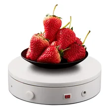 20cm 360 Degree Rotation Electric Rotating Turntable Photography Turntable rotatable Display Stand Knob Control Speed regulation