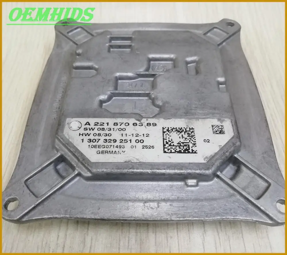 Балласт OEM A2218706389 A2219008001 оригинальный для 2011 2013 S550 W221 S Class S350 4matic ECU модуль блока