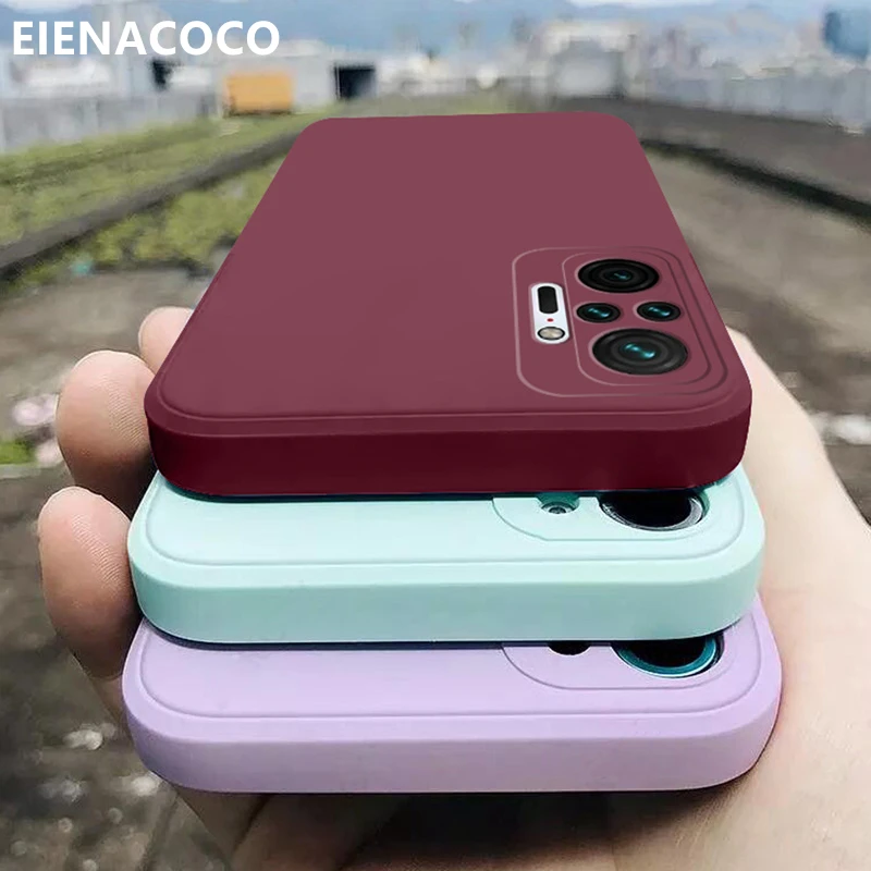 Квадратный Оригинальный жидкий силиконовый чехол для Xiaomi Redmi Note 10 9 8 7 10S S 9A K40 Mi 10T