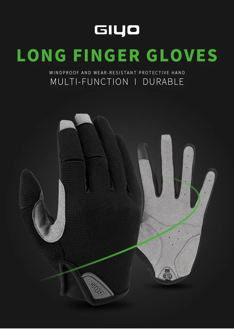 Зимние спортивные перчатки для велоспорта, велосипедные перчатки для тренажерного зала, MTB, длинные перчатки с сенсорным экраном для мужчин и женщин, Guantes Ciclismo