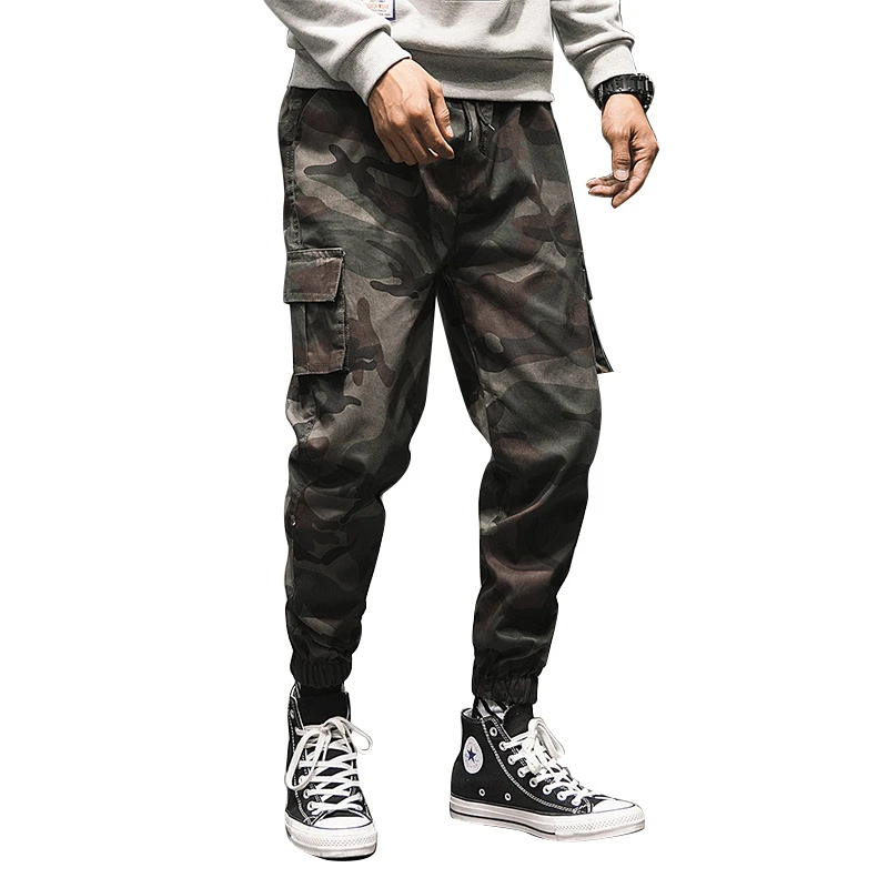 elastic camo pants