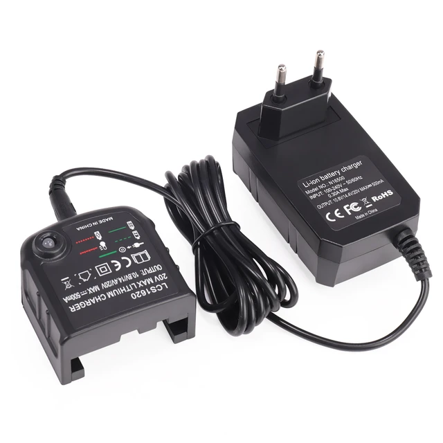 Li-ion NICD Battery Charger For Black Decker 10.8V 14.4V 18V 20V BD18V  LBXR20 Electric Drill Screwdriver Tool Battery Accessory