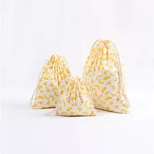 3 шт./компл. Для женщин парусиновая сумка на шнурке многофункциональный Женская дорожная косметическая сумка женская Тканевая обувь, сумка-Органайзер чехол Чехол