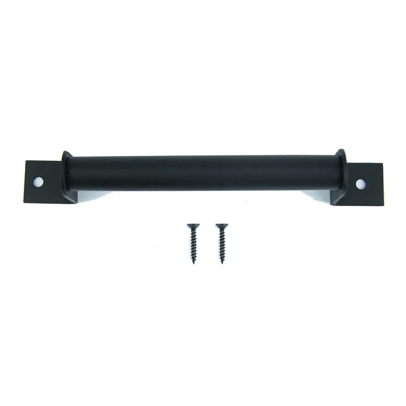 

1 Pcs Cylindrical Barn Door Handle Gate Home Hardware Accessories Sliding Black