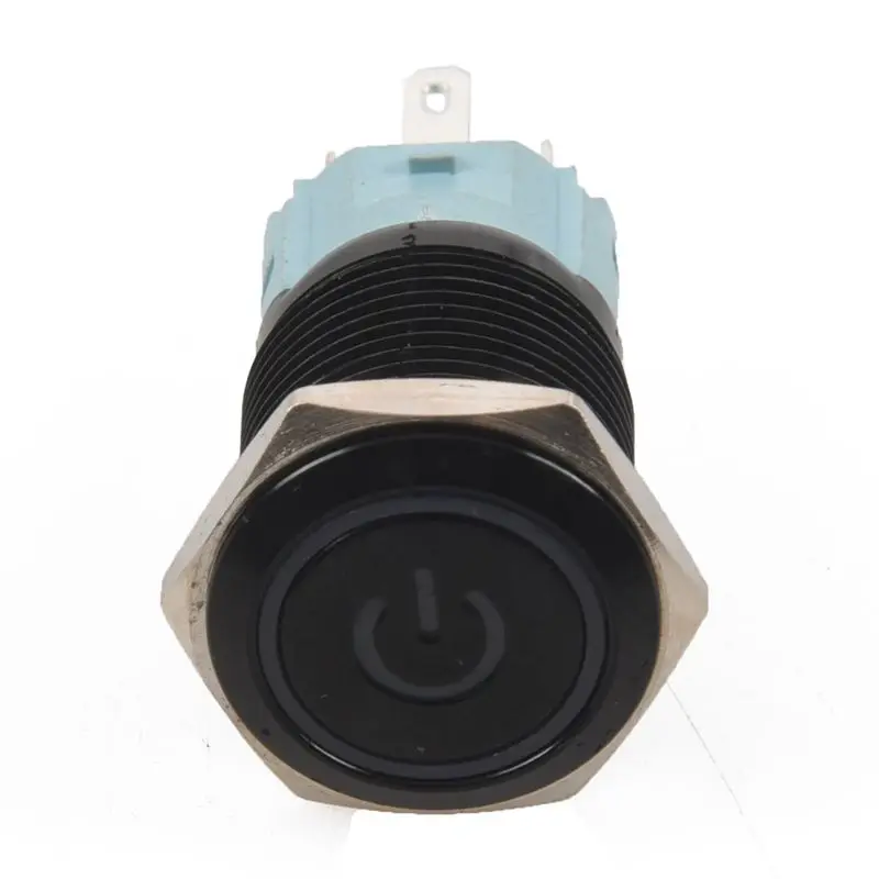 

Red On Off LED 12V Latching Push Button Power Switch Waterproof 16mm