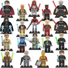 Одиночная Звездные войны Moff фигурка Дарт Вейдер мол Сидиус люк аайла секура Obi Wan Палпатин Дарт Сидиус строительные блоки игрушки