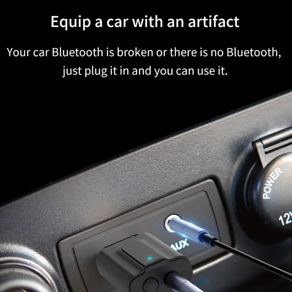 Автомобильный радиоприемник Bluetooth аудио сигнала приемник передатчик 3,5 мм AUX порт беспроводной аудио адаптер