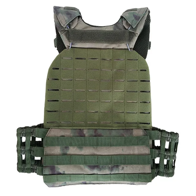 Тактический Molle страйкбол жилет Пейнтбол боевой тренировочный мягкий спецназ штурмовой армии Стрельба Жилет - Цвет: FG
