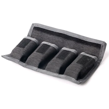 

Dslr Battery Case Waterproof Holder Storage Bag 4 Pocket For Aa/Aaa Battery And Dslr Camera Battery