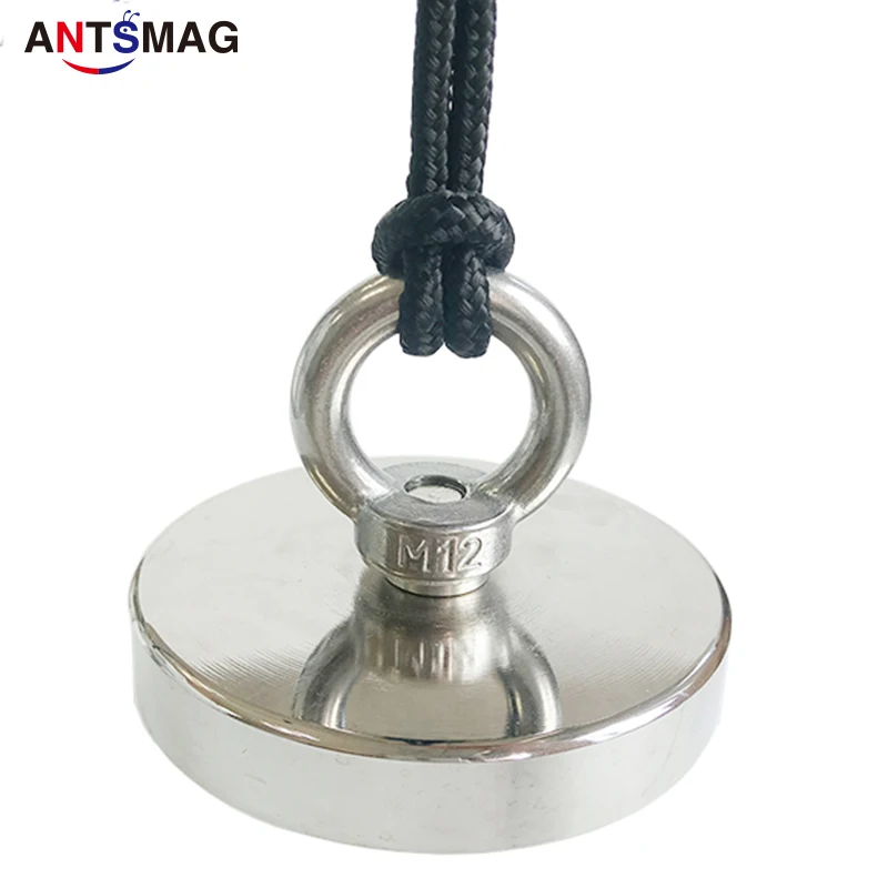 Details about   Super Strong Neodymium Fishing Magnets 500 lbs Pulling Force Rare Earth Magnet 