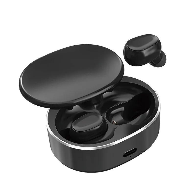 TWS Bluetooth Headset Mini Wireless 5 0 Sports Stereo Smart Touch Headphone Private Mode Sliding Cover Binaural Separated Design