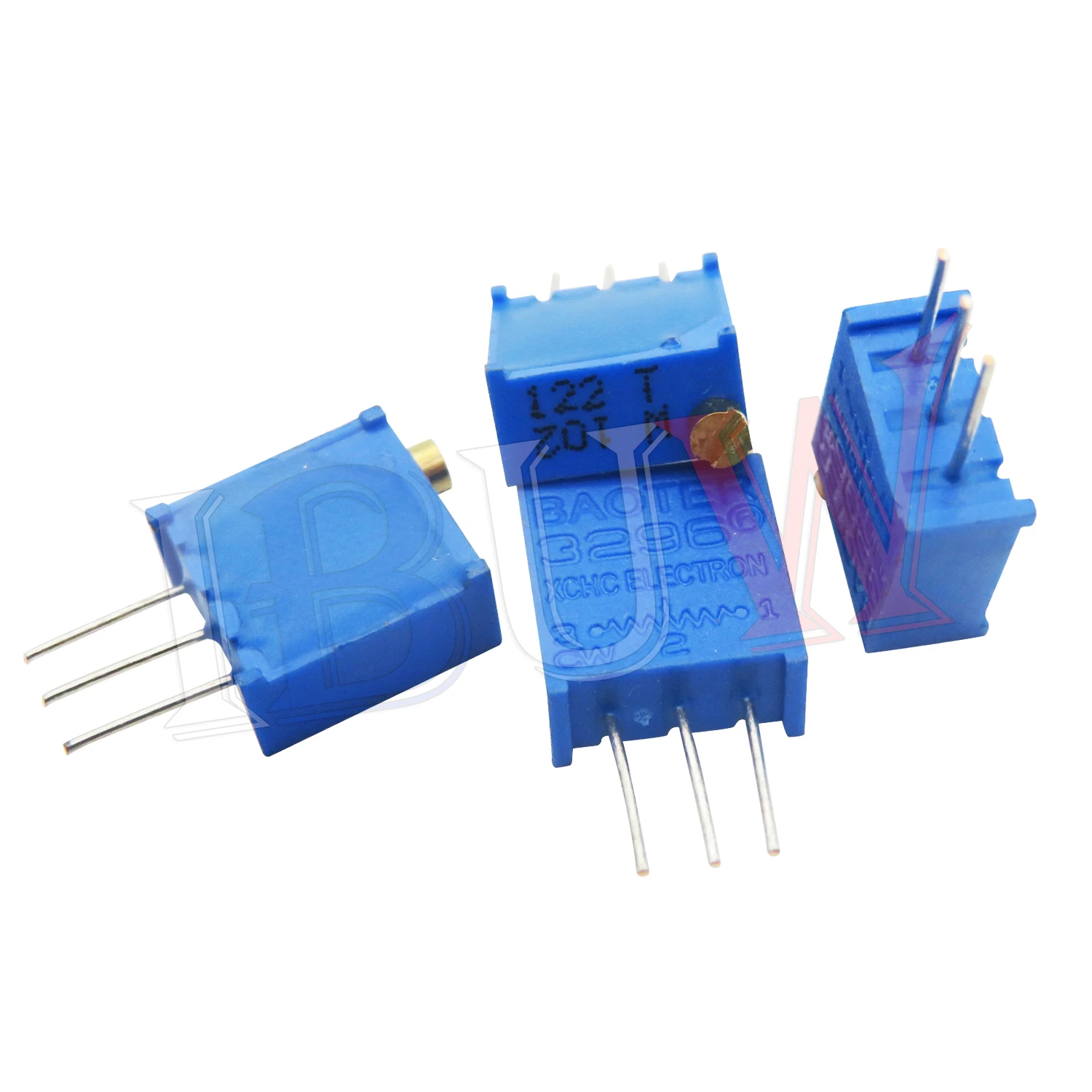10PCS 3296W potentiometer precision adjustable resistance multi-turn trimming 1K 2K 5K 10K 100K 103 100R