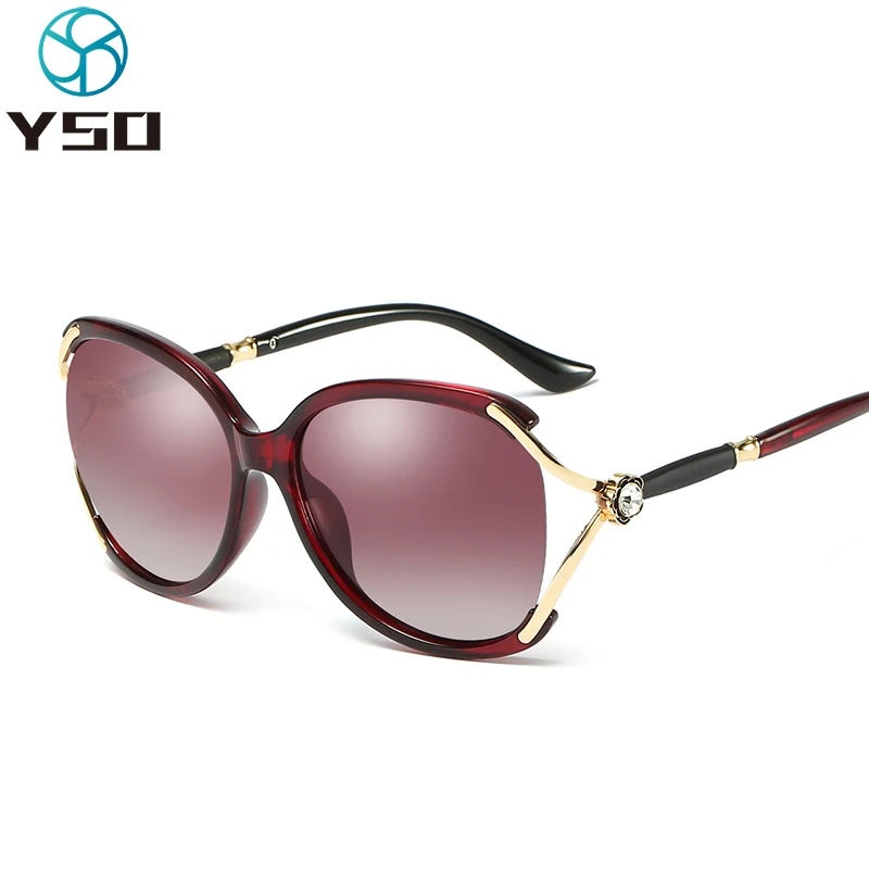 

YSO Women Sunglasses 2020 New Oversized Lens Polarized UV Protection Sun Glasses For Female Fashion Ladies Sunglasses 5341