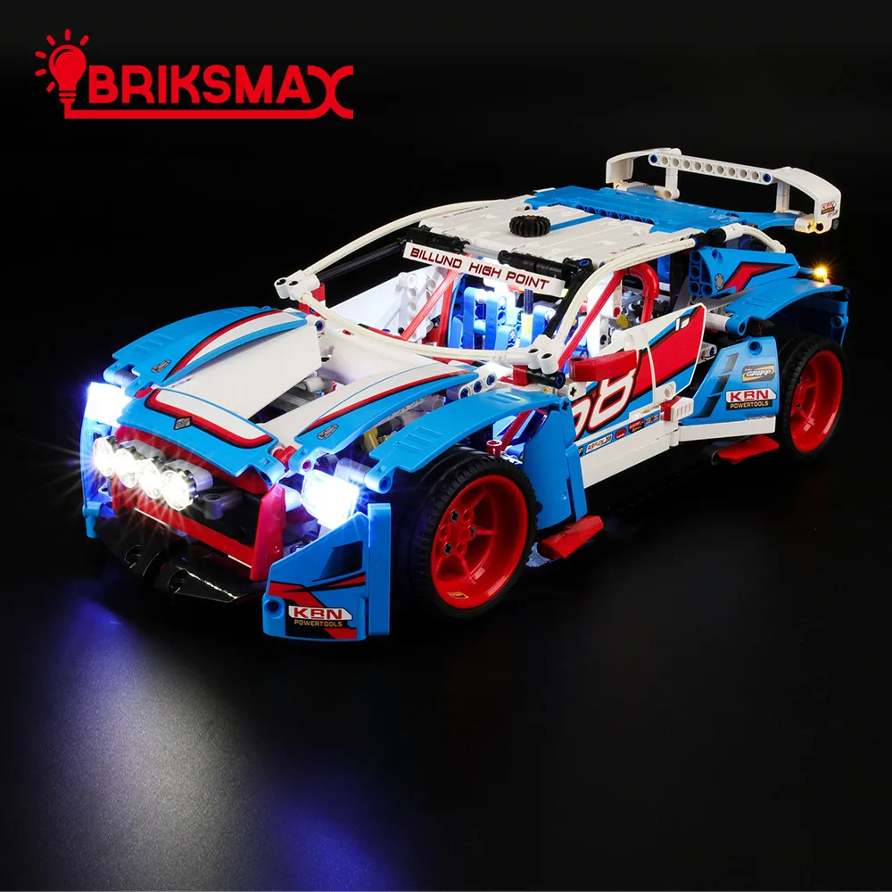 Комплект освещения BriksMax для раллийного автомобиля 42077 года (модель в комплект не