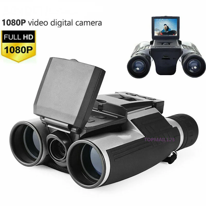 

FS608R 2 Inch TFT LCD Display 1080P HD Binoculars Digital Telescope Zoom 12X Camera for Photo Snapshot and Image Video Recording