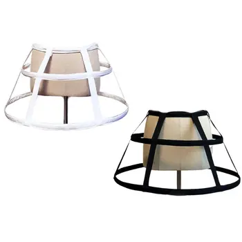 

Bridal Wedding Crinoline Underskirt 2 Hoop Hollow Out Cage Pannier Petticoat