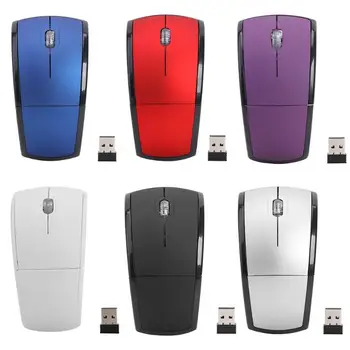 

1200DPI 2.4G Wireless Mouse Ultra Thin Foldable Optical Mouse Portable Wireless Office Mice w/USB Receiver for PC Laptop