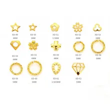 1 тысяча-японский стиль стиль мини роспись ногтей полый металлический заклепки УФ-Полировка DIY наклейки для ногтей аксессуары оптом