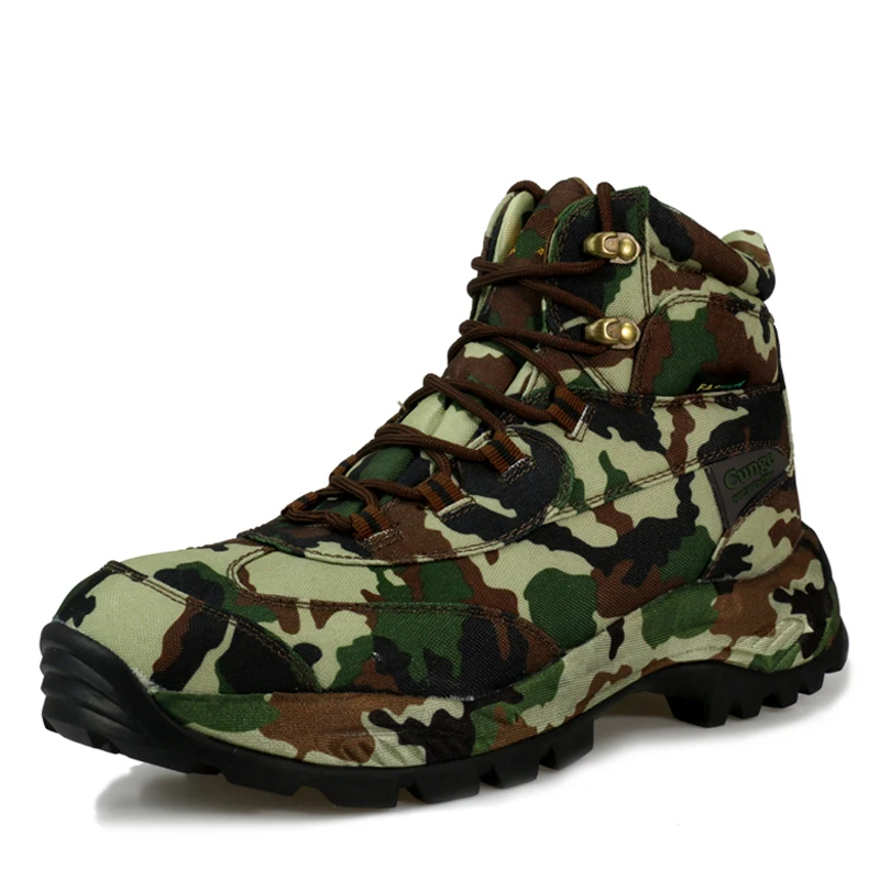 BOUSSAC, Мужская Уличная Водонепроницаемая походная обувь, военная армейская тактическая обувь, ботинки для рыбалки, альпинизма, камуфляжная обувь