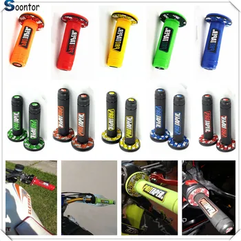 

Handle Grip Motorcycle Dirt Pit Bike Rubber Gel Hand Grips FOR HONDA CB190R VT1100 GROM MSX125 Honda XADV 750 X11 A CB600F