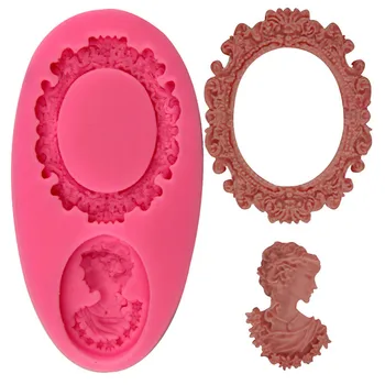 

Creative Pink Pastry Cake Mold Mirror Fondant Cake Silicone Decoration Tool Candy Bar Pasticceria Kitchen Dining Bar EB50MJ