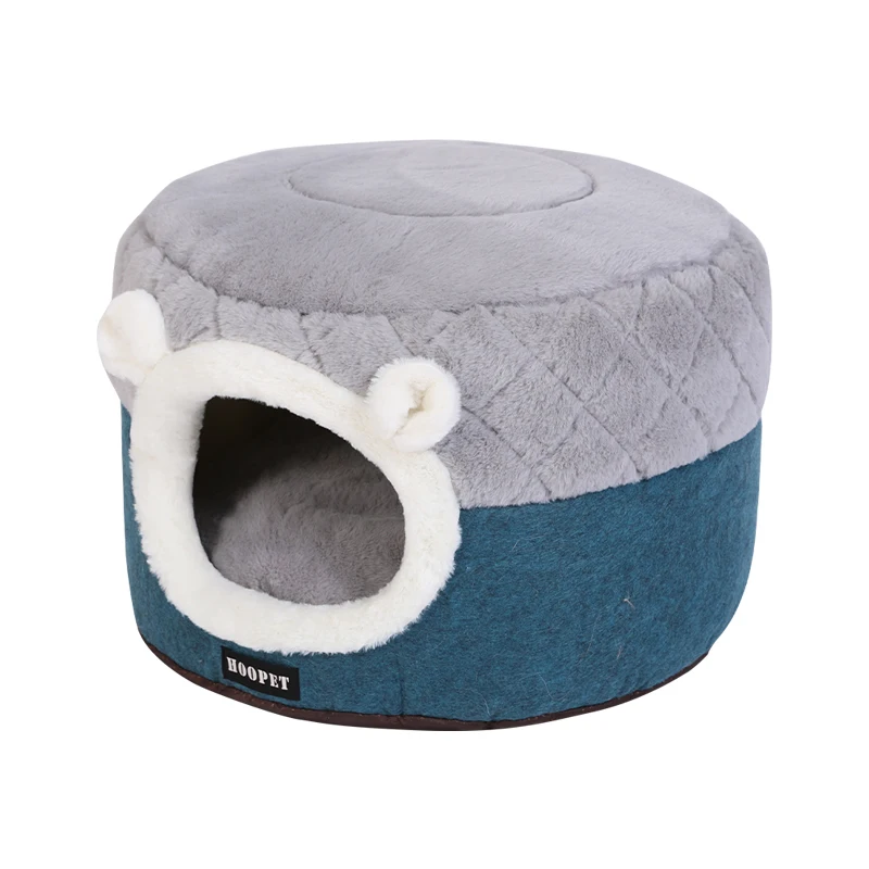 Hoopet Pet Cat Basket Bed Cat House Warm Cave Kennel for Dog Puppy Home Sleeping Kennel