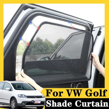 

For VW Golf 2016-2020 Crossover 1.4TSI 5Pcs card type magnetic car curtain sun shade car window shade car styling