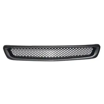 

Carbon Fiber Look Car Front Bumper Hood Grill Grille ABS For Honda For Civic EK CX DX EX HX LX 1996-1998 Front Hood Grill Grille