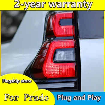 

Car Styling Taillights Assembly for Land Cruiser Prado Taillight 2010-2017 for Prado LED Tail lamp with moving turn signal