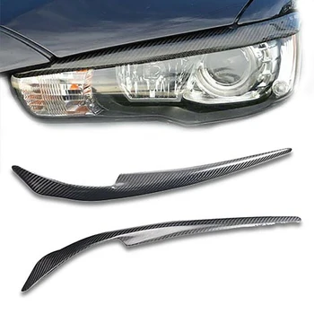 

For Mitsubishi Lancer Carbon Fiber EVO X Eyebrow Trims 2008-2014 High Quality