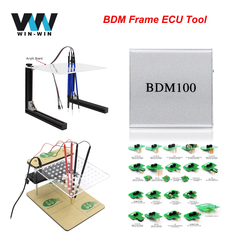 Программатор BDM с светодиодный свет ECU зондовая ручка для BDM 22 адаптер BDM100 KESS V2 KTAG Fgtech ЭБУ чип Тюнинг BDM 100 программатор системного блока управления инструмента