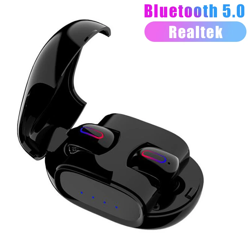 

New Wireless Bluetooth Earphone Bluetooth 5.0 TWS Wireless Earpiece Touch Control Hands Free In Ear headphone For Smart Phone