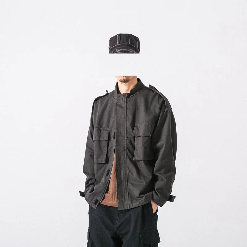 

Wu Airlines 2020 New Style Spring Japanese-style Retro Youth Versatile Multi-pockets Workwear Popular Jacket Men's Popular Brand