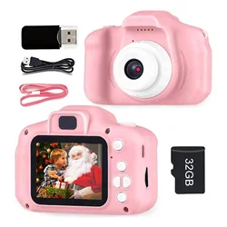Appareil photo pour enfants, Mini jouets éducatifs pour enfants, cadeaux d'anniversaire, appareil photo numérique, Projection 1080P, caméra vidéo classique 