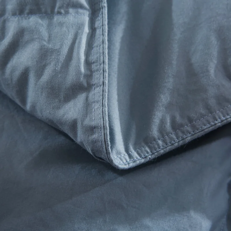 Роскошное Одеяло на гусином пуху Стеганный килт одеяло толстое зимнее одеяло однотонные