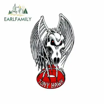 

EARLFAMILY 13cm x 7.6cm for Birdhouse Tony Hawk Falcon Funny Car Stickers and Decals Creative JDM ATV Skateboard Laptop Car Wrap