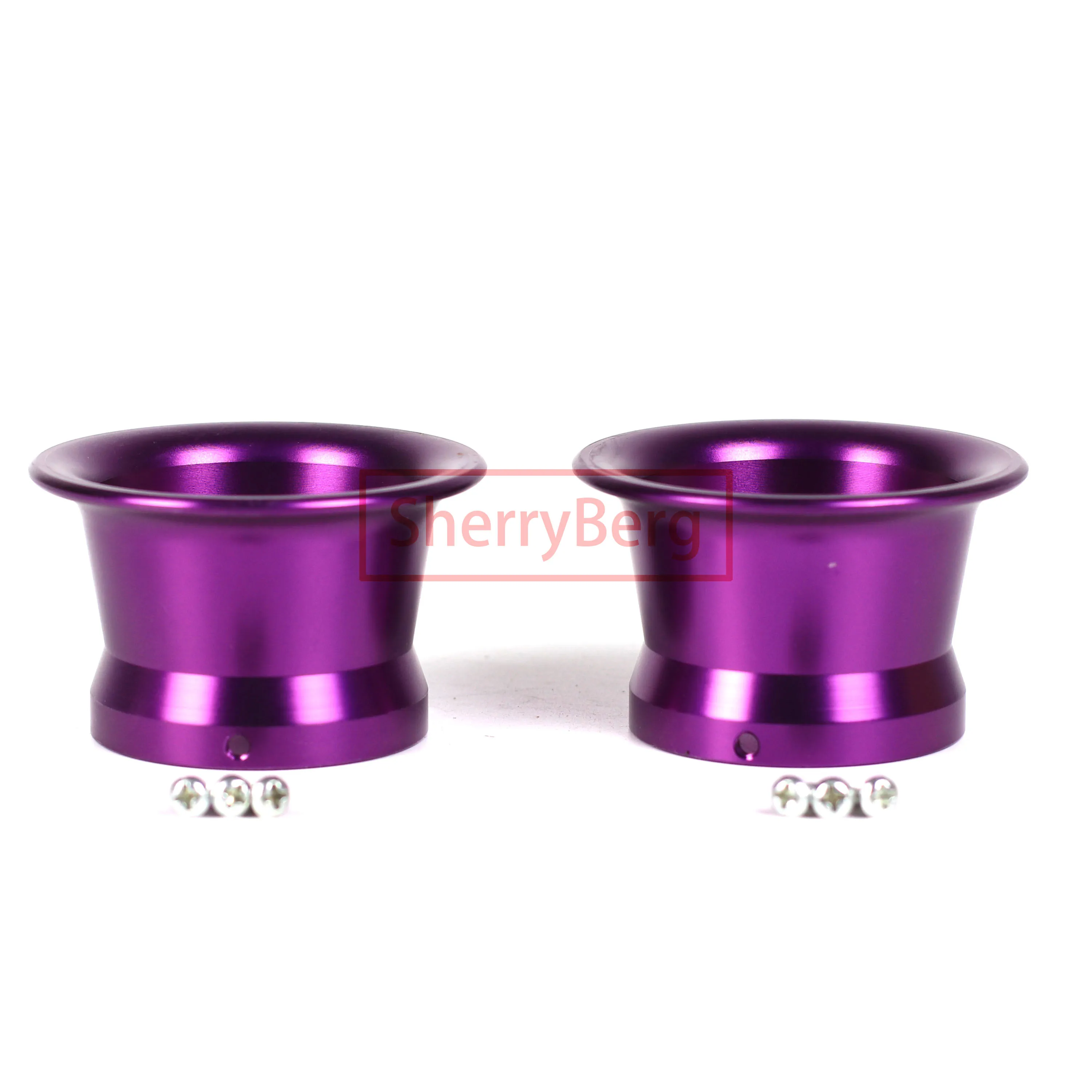 

SherryBerg Billet 2" Velocity Stack FOR Keihin Mikuni TM PE28 PWK OKO 30 Carb Carburettor Carburetor Intake 50mm purple Col PAIR