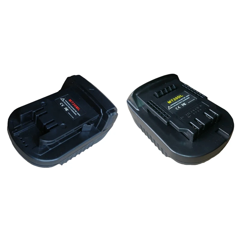 2 шт. Mt20Ml батарея конвертер адаптер для Makita 18 В/20 в Bl1830 Bl1860 Bl1815 литий-ионный аккумулятор, 1 шт. для Milwaukee M18 и 1 шт. f