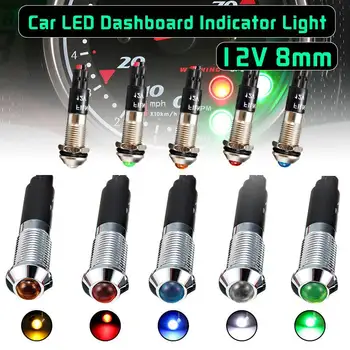 

6mm LED Indicator Light Lamp Bulb Pilot Dash Directional Car Truck Boat 12V