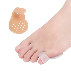 Image 2 - 1 çift küçük ayak başparmak günlük kullanım için silikon jel ayak bunyon Guard ayak bakımı parmak ayak ayırıcı halluks Valgus ayak ayırıcılar